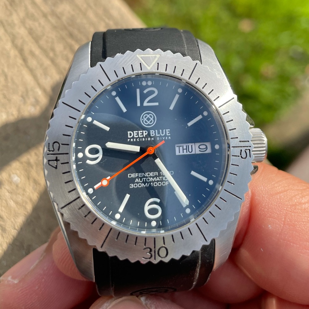 COPY - Deep Blue Defender 1000 strap watch automatic